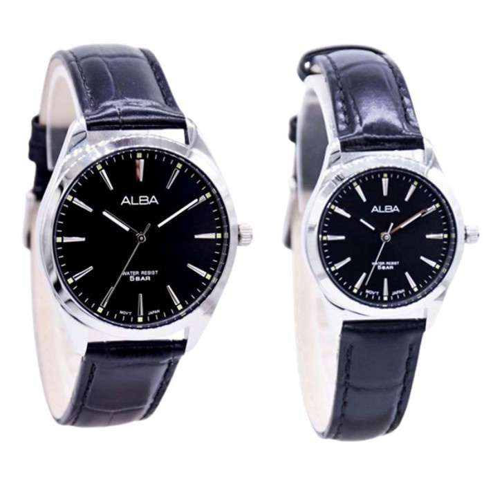 ✅Ready Jam Tangan Alba Original Alba Couple Arx121-With-Arx139 Jam Couple Terbatas