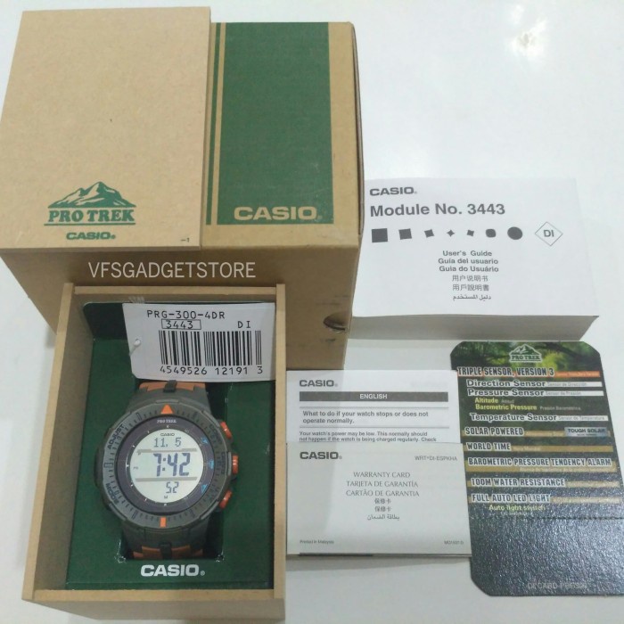 ✅Sale Casio Protrek Prg -300- 4 Original 100 New Terbatas