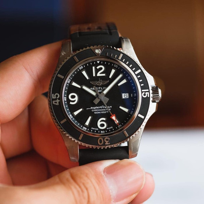 ✅Sale Breitling Superocean 2 Black 42Mm Black Dial Auto Fullset 2021 Terbaru