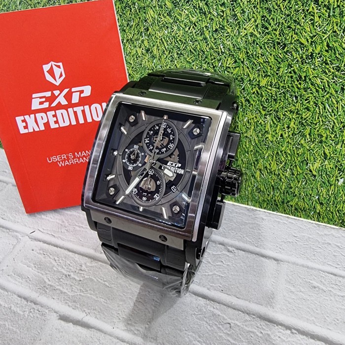 ✅Ori Jam Tangan Pria Original Expedition E6731Mc Black Grey Diskon
