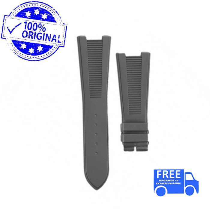 ✅Ori Patek Philippe Nautilus Grey Rubber Strap B Pk77 Original Terbaru