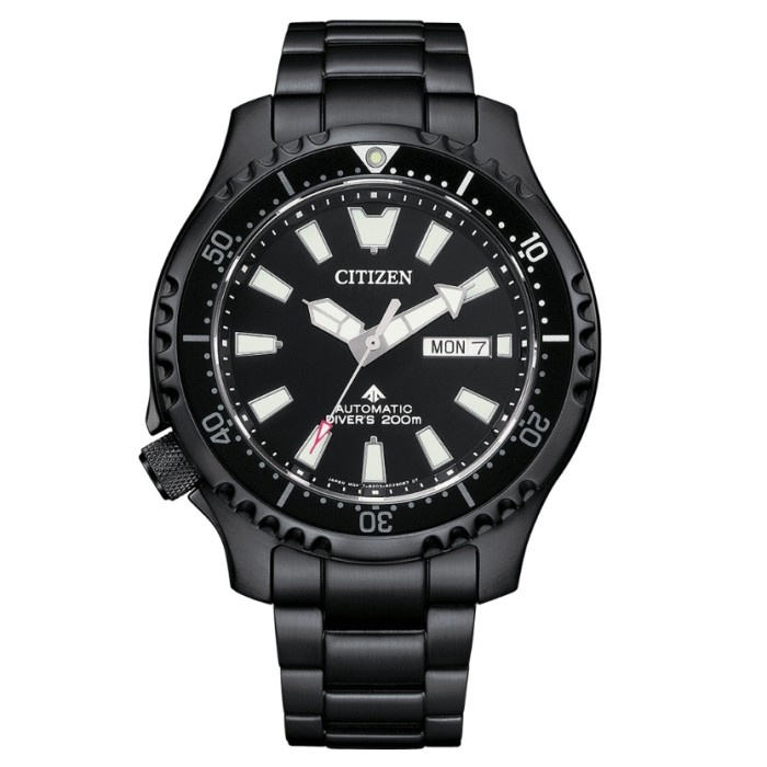 ✅Ori Citizen Fugu Ny0135-80E Promaster All Black Automatic Diver Berkualitas