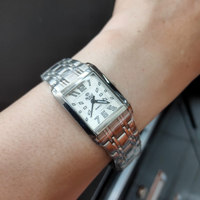✅New Jam Tangan Wanita Picallo 95-313L Silver White Original Berkualitas