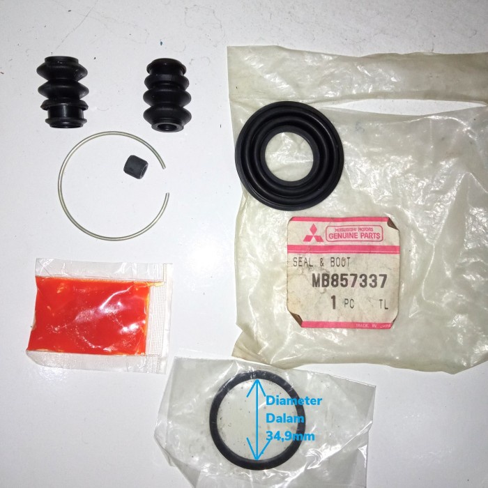 Kit Kaliper Belakang Mb857337 Mitsubishi Pajero Chariot Galant Kode Aa207