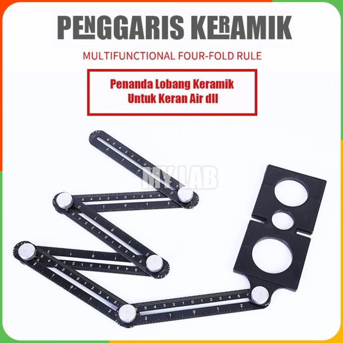 

Penggaris Keramik 6 Sudut Hole Locator Untuk Melubangi Keramik Kode 497