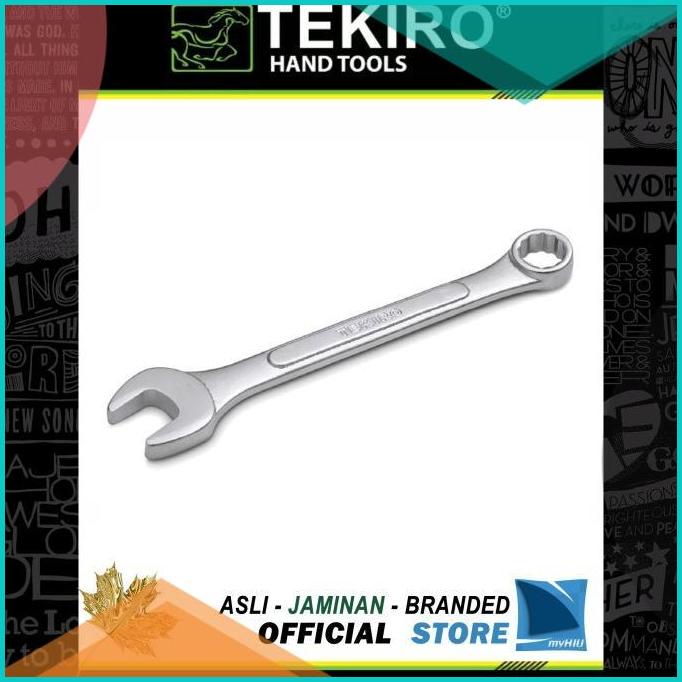 Kunci Ring Pas 17,46 mm Baja Chrome Vanadium Combination Wrench TEKIR