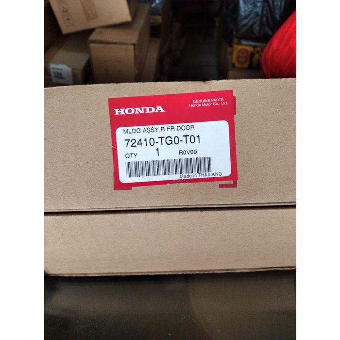 Ready Karet Pelipit Kaca Luar Honda Jazz S Rs Ge8 2008-2014 Original Ori