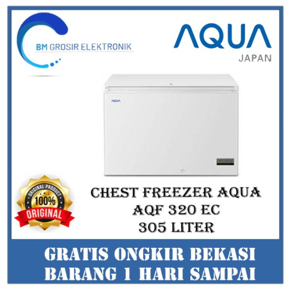 Promo Aqua Aqf 350 R Chest Freezer (319 L)