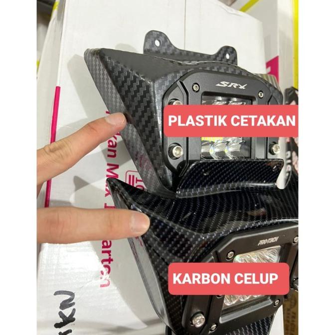 Reflektor Led Headlamp Lampu Depan Crf Klx Wr155 Dtracker Carbon