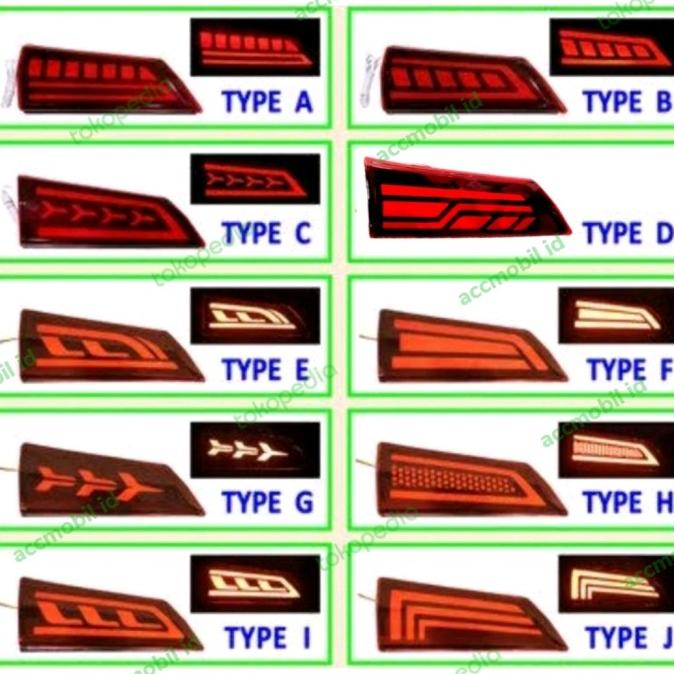 Lampu Reflektor Belakang Calya Sigra Led