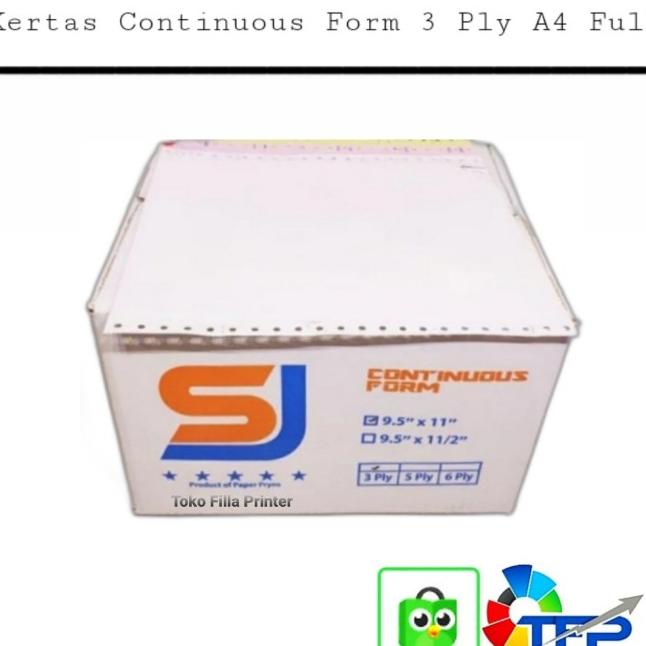 

Kertas Continuous Form 3 ply A4 Full |Top|Best