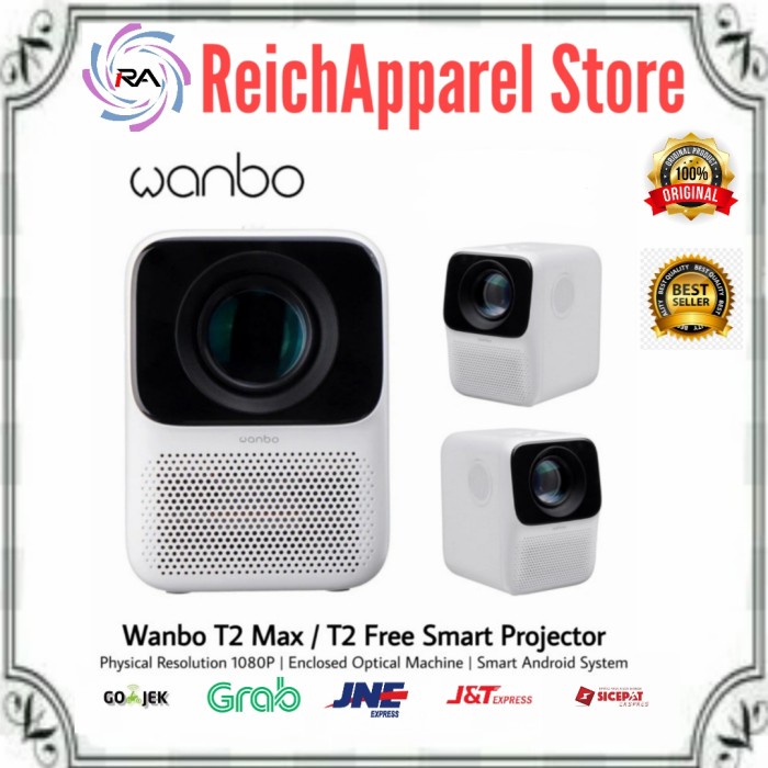 WANBO T2 MAX / T2 FREE SMART PROJECTOR FULL HD