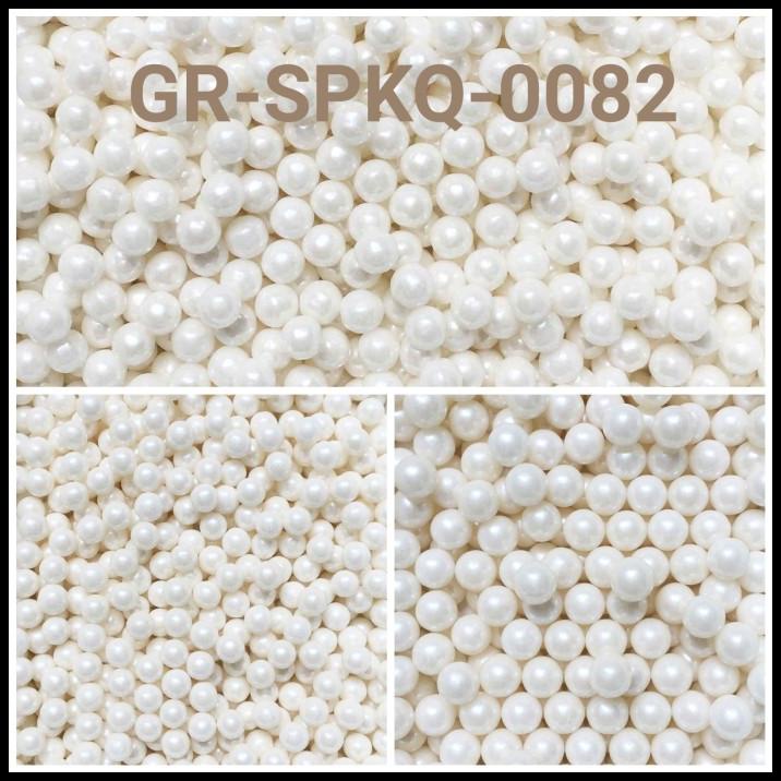 

BEST DEAL GR-SPKQ-0082 SPRINKLES SPRINKLE SPRINKEL 250GR MUTIARA PUTIH