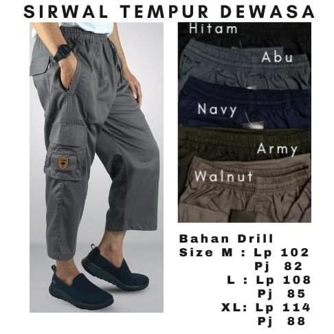 sirwal tempur/sirwal dewasa/celana murah/celana panjang/fashion dewasa