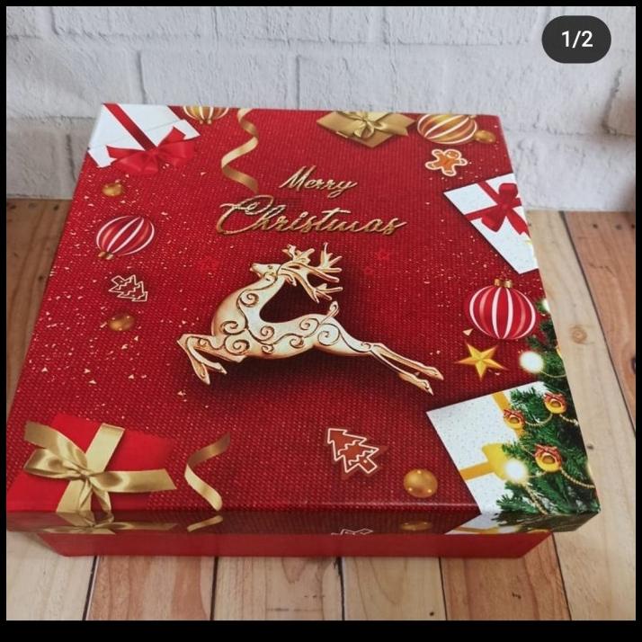 

DISKON BOX THEMA NATAL 22 X 22X 8 CM !!!!