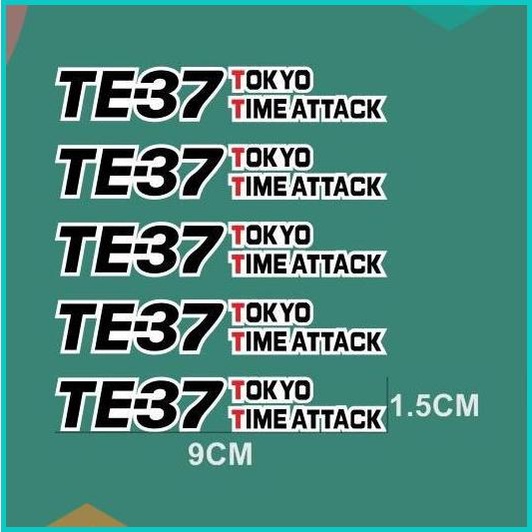 

Cutting Sticker Velg Mobil TE 37 Tokyo Time Attack Stiker Velk 1set 2