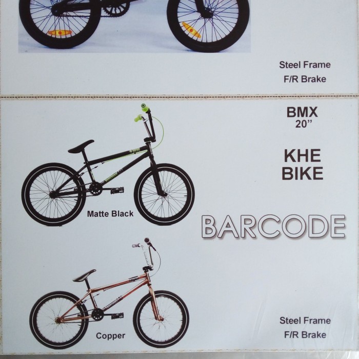 Promo Sepeda Bmx Full Complete Bike 20"Inc Khe Barcode