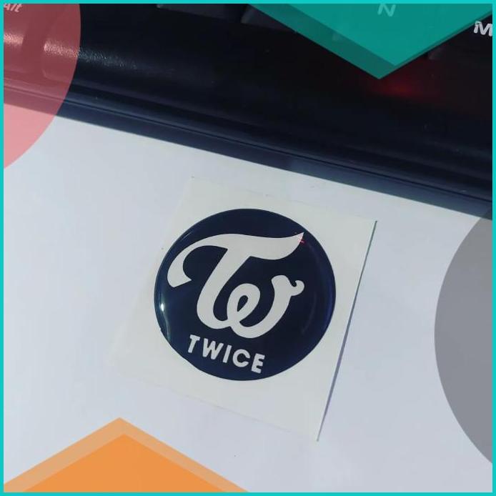 

Sticker Timbul Resin TWICE Logo Stiker Lentur 3D Kecil 20JVLZ3 tools