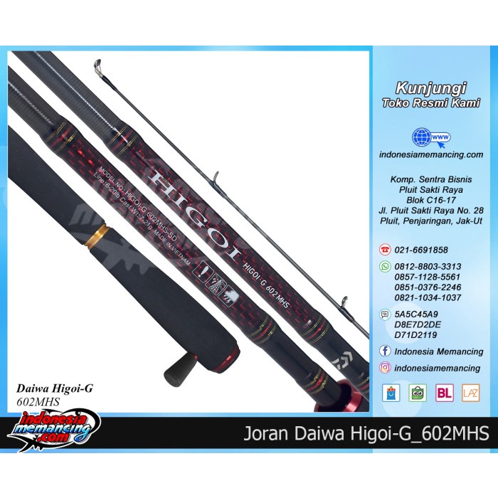 JORAN GALATAMA DAIWA HIGOI-G 602MHS