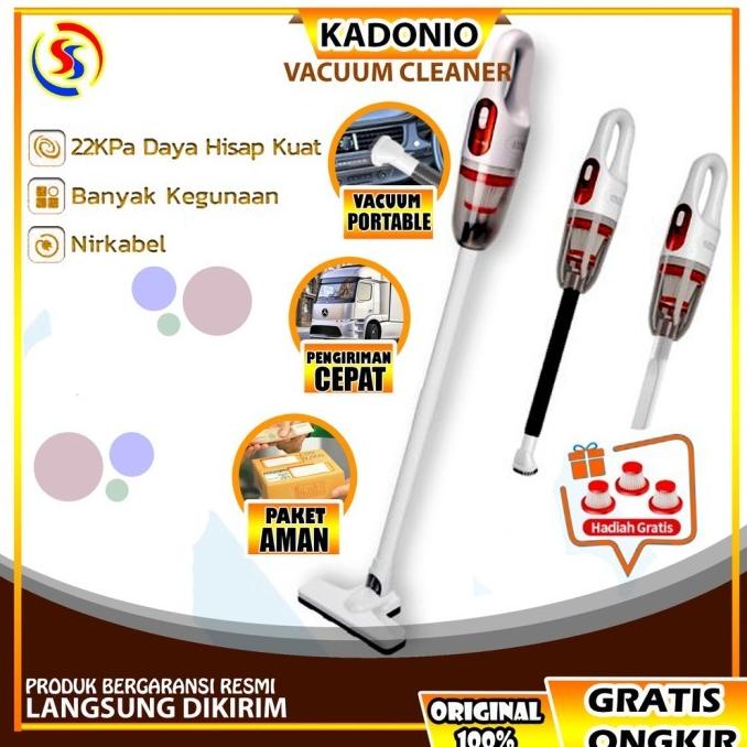 Kadonio Vacuum Cleaner Handheld Portable Penyedot Debu Wireless Laksmitriyana