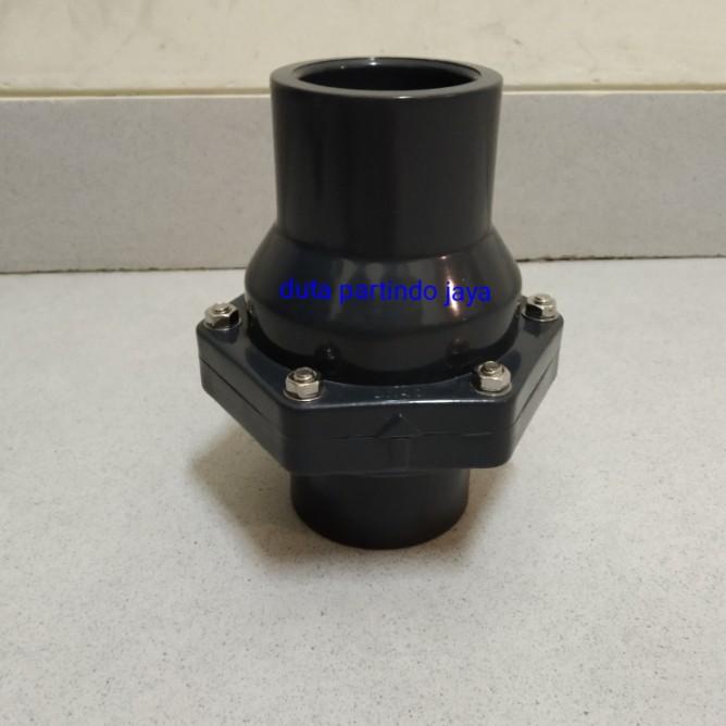 1 1/2 Inch Swing Check Valve Pvc Model Socket(Klep Tabok Pvc 1,5 Inch)