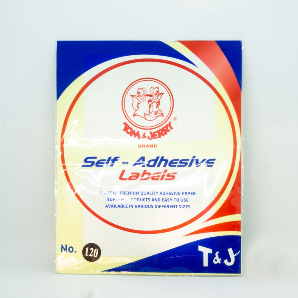 

STICKER LABEL T&J NO. 120