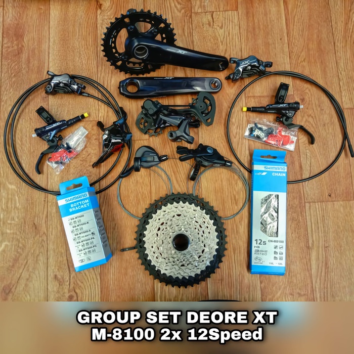 ✨Ori Groupset Shimano Deore Xt M8100 12 Speed Berkualitas