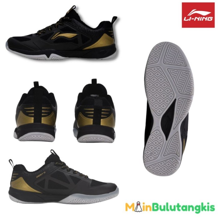 ✨Ori Sepatu Badminton Lining Energy 10 Original - Putih 40 Limited