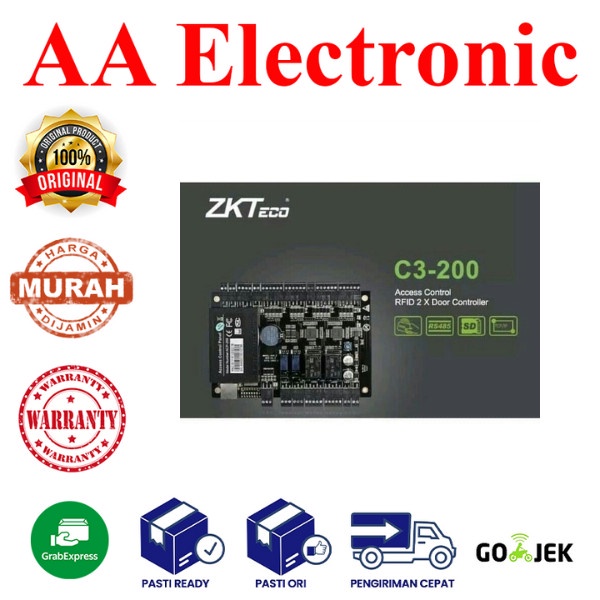 ✨Baru Zkteco C3 200 Package Terbaru