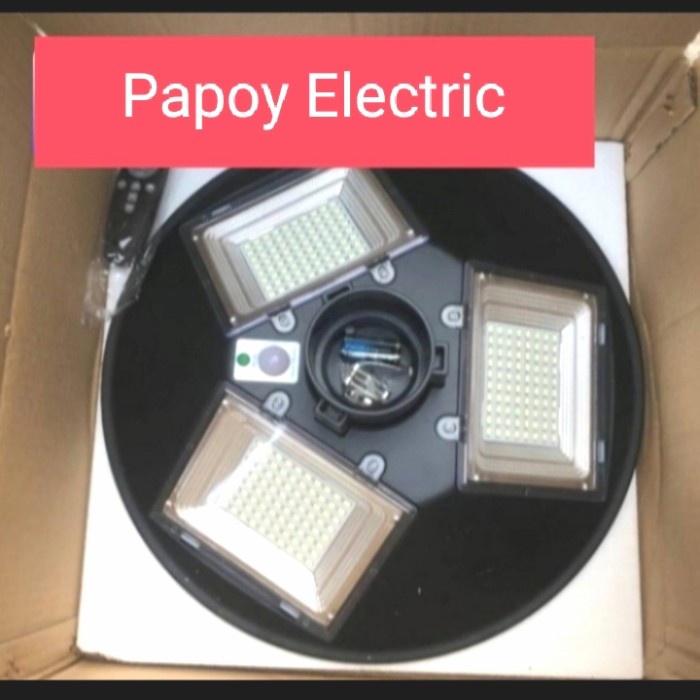 ✅Ready Lampu Taman Led Solar Cell 300W 300Watt Lampu Jalan Led Tiang Pju Smd Terbatas