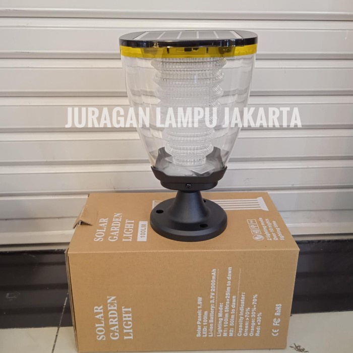 ✅Ori Lampu Taman Solar Lampu Pagar Tenaga Surya Panel Solar Terbatas