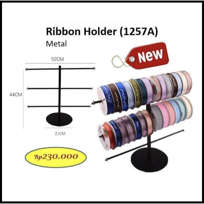 

TERMURAH RIBBON HOLDER (1257A) PAJANGAN PITA ETALASE PITA BARANG FLORIST SUPPLY !!!