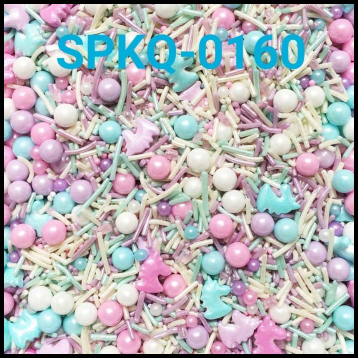 

BEST DEAL SPKQ-0160 SPRINKLES SPRINKLE SPRINKEL 250GR UNICORN WARNA PASTEL !!!!!!