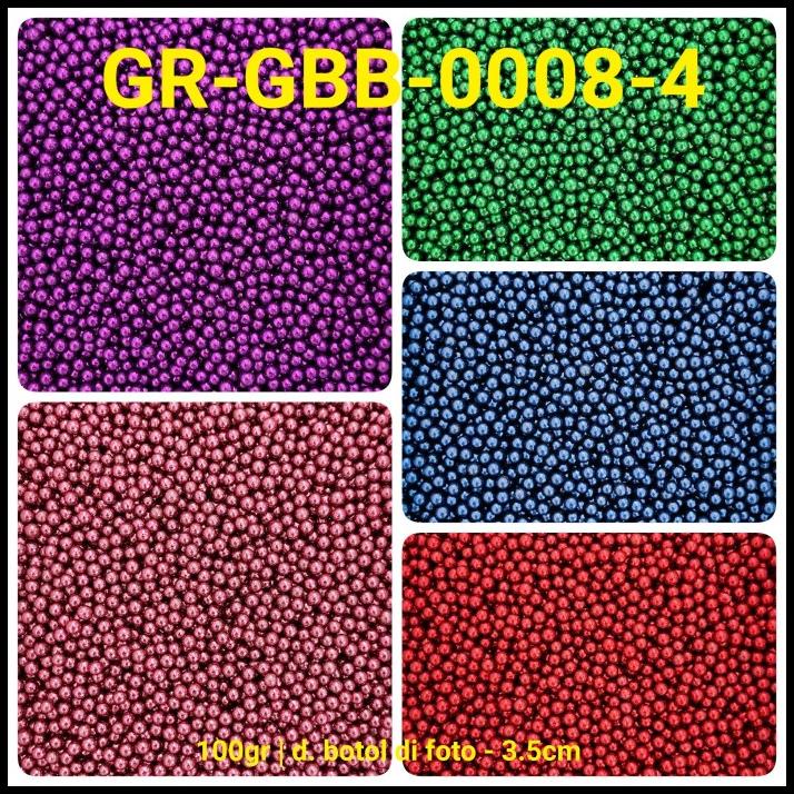 

TERBARU GR-GBB-0008-4 SPRINKLES SPRINKLE SPRINKEL 100GR MUTIARA TRIMIT METALIK !!!!!!!