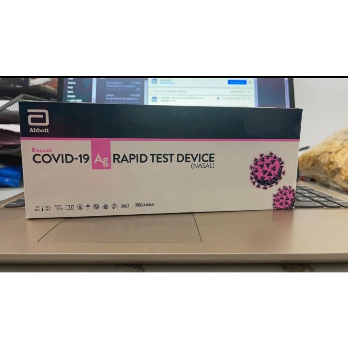 NEW ABBOTT BIOQUICK NASAL ANTIGEN 1BOX ORIGINAL TERBARU