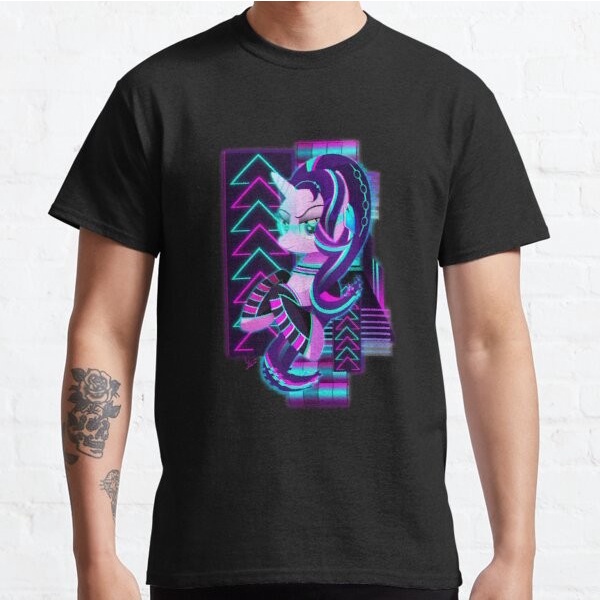 Baju Kaos Synthwave Starlight Glimmer