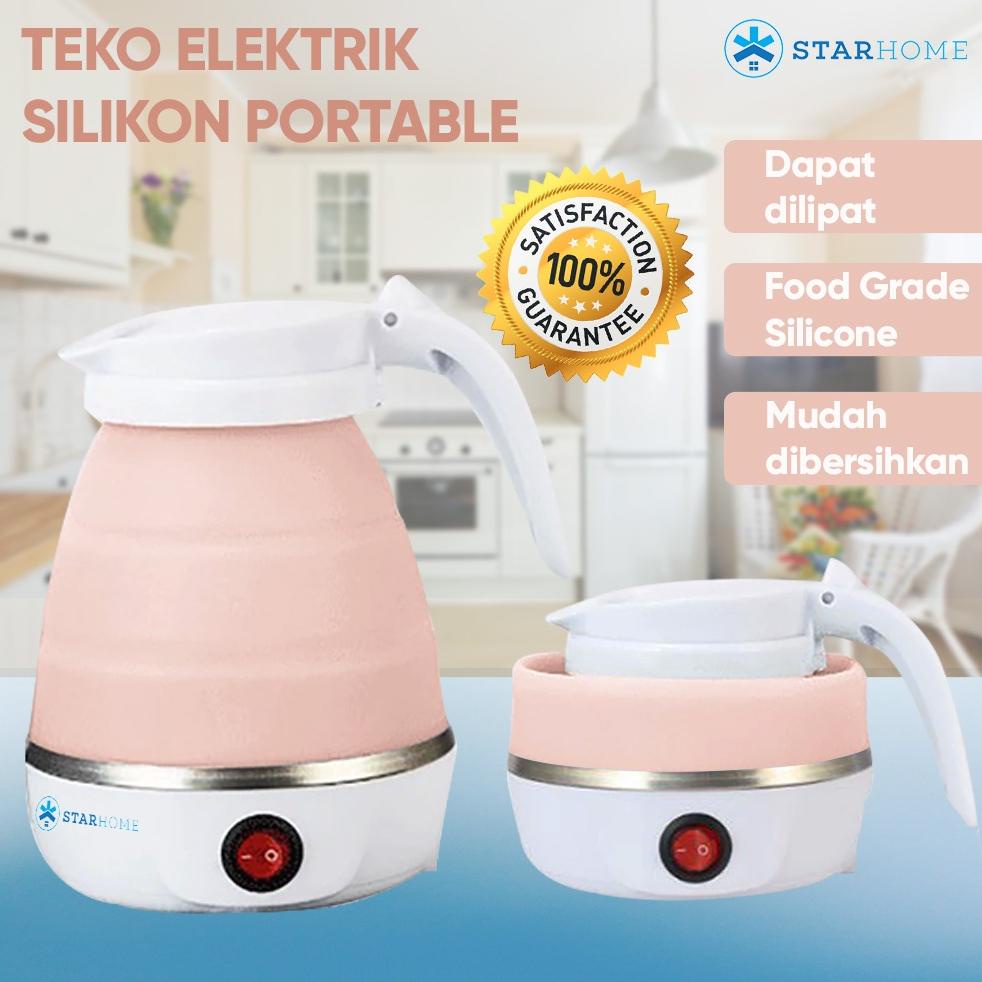 Teko Listrik Lipat Portable - Ketel Listrik - Kettle Electric 600 ml Portable Teko Lipat Travelling 