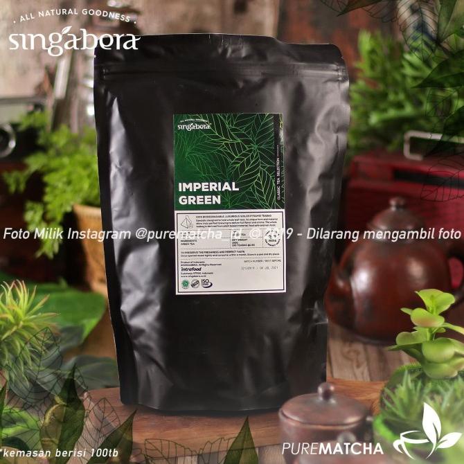 

Singabera - Imperial Green Tea 100Tb Teh Hijau Premium Cafe Hotel Tea Kode 302