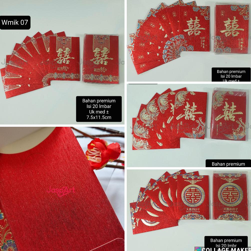 

Angpao Wedding Amplop Wedding Angpao Sangjit Angpao Susu Tebal Murah Ready Stock