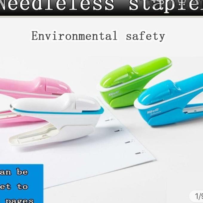 

Stapler Tanpa Isi, Go Green, Made In Taiwan, 5299. 4 Warna Kode 242