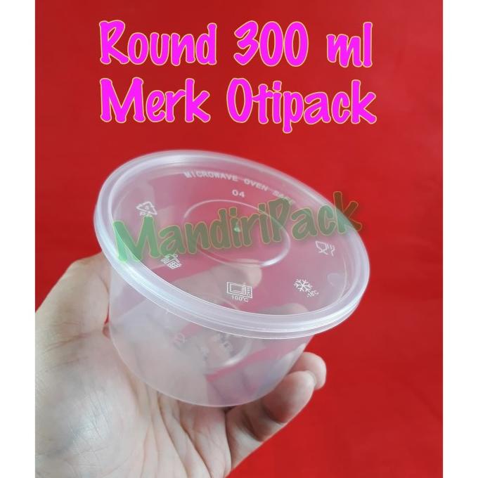 Thinwall Bowl Round 300 Ml Otipack / Otb 300 Isi 25 Kode 424