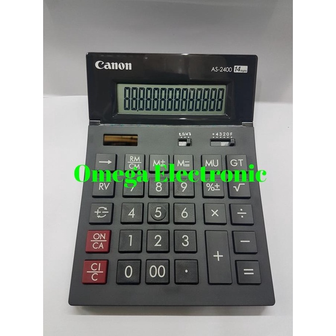 

Canon AS-2400 - Calculator Desktop Kalkulator Meja Kantor 14 Digits