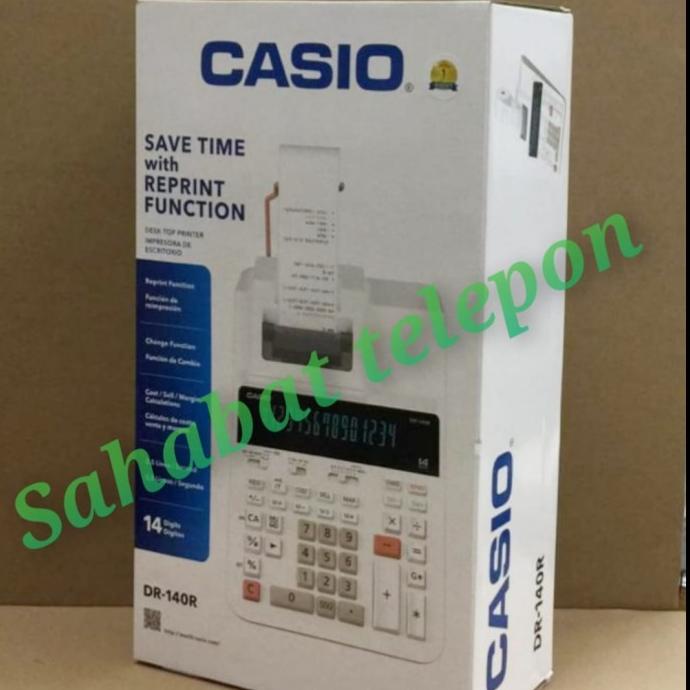 

Kalkulator Save Time with Reprint Function CASIO DR-140R