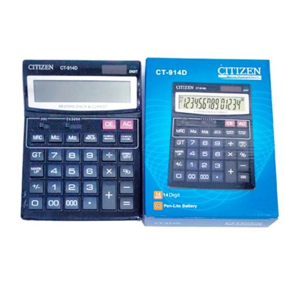 

KALKULATOR CITIZEN CT-914 D ( 14 DIGIT / CHECK & CORRECT ) BESAR