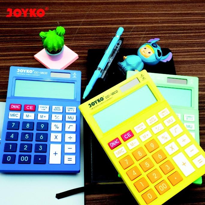 

Joyko Calculator CC-12CO ( Biru / Kuning / Hijau )