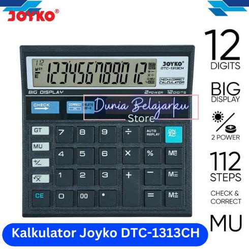 

Kalkulator Joyko DTC-1313CH / 12 Digits / Check Correct / Calculator