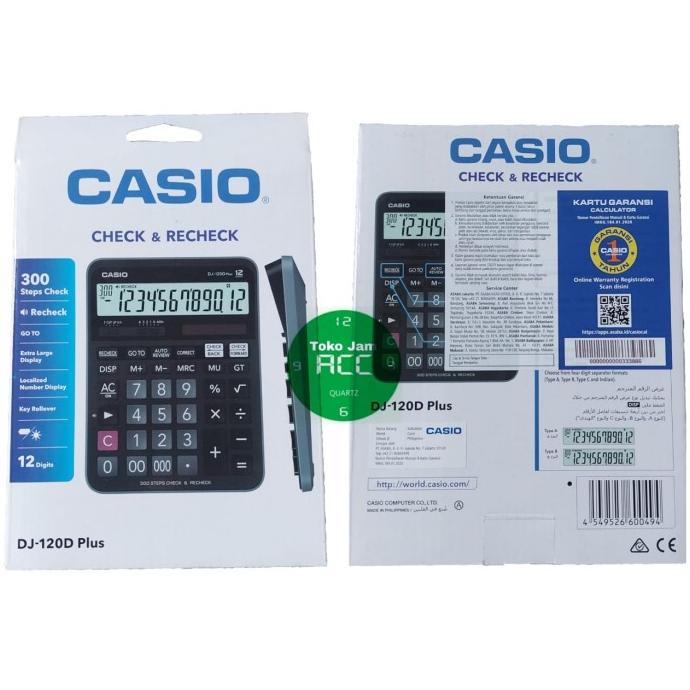 

Kalkulator Casio DJ-120D plus