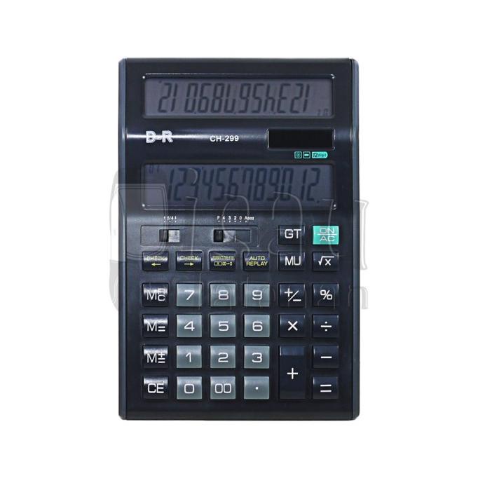 

D-R CH299 Kalkulator 2 Layar 12 Digit