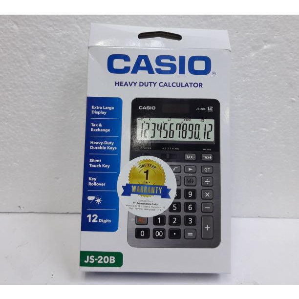 

CASIO CALCULATOR JS-20 B