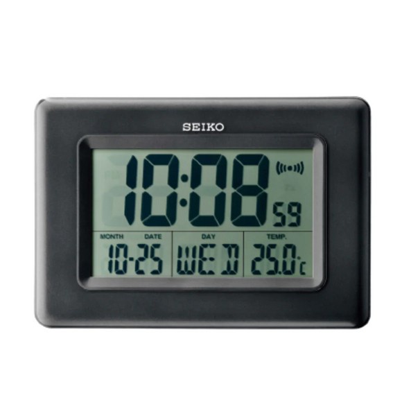 [Original] Jam Meja Digital / Jam Dinding Digital Seiko Qhl058K Alarm Clocks Berkualitas